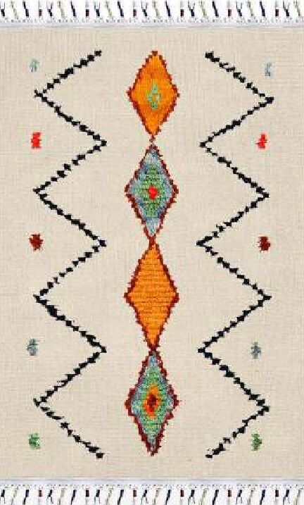 Dekoratif Dokuma Taban Kilim Milas MLS-5048