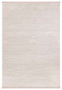 Buklem 1120 Bej Sade Desenli İskandinav Makine Halısı