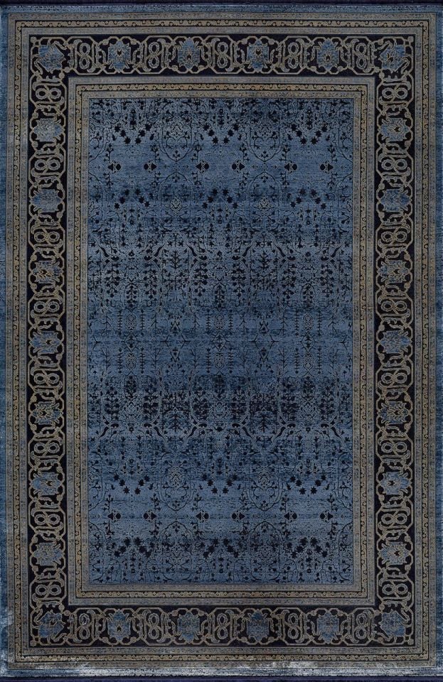 Artemis Halı Bella 06463B Lacivert Gold 160x230