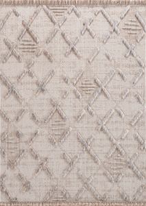Jusco Halı Palmiye 092A L.Beıge  Grey