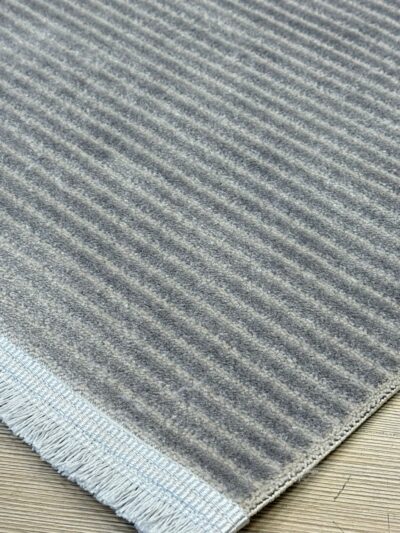 Halıevim Rozali 6003 Gri Akrilik Dokuma Özel Ölçü Halı