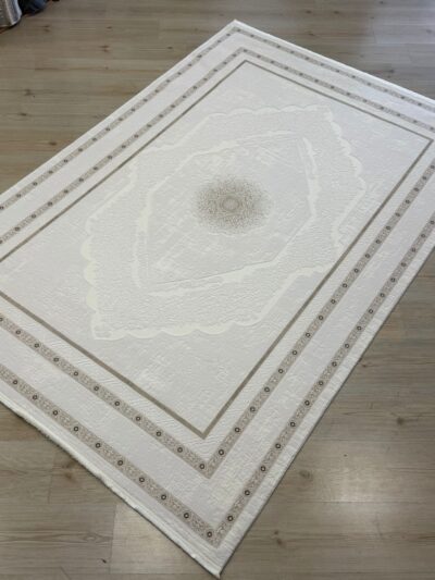 Halıevim Valeria 1142 Vizon Triko Akrilik Dokuma Salon Halısı