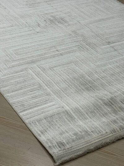 Halıevim İpek Serisi Özel Ölçü Akrilik Halı 1143 Gri